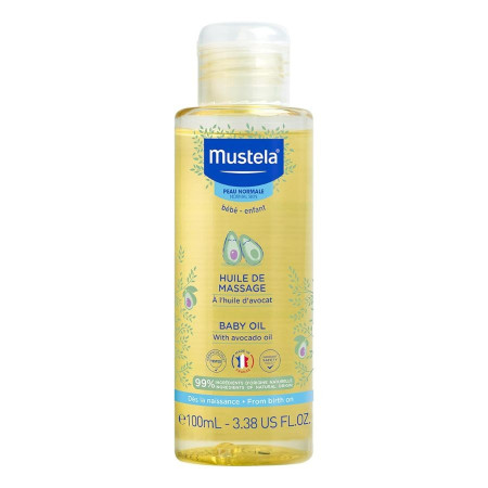Aceite de masaje con aguacate 100ml Mustela | Hidratación bebé