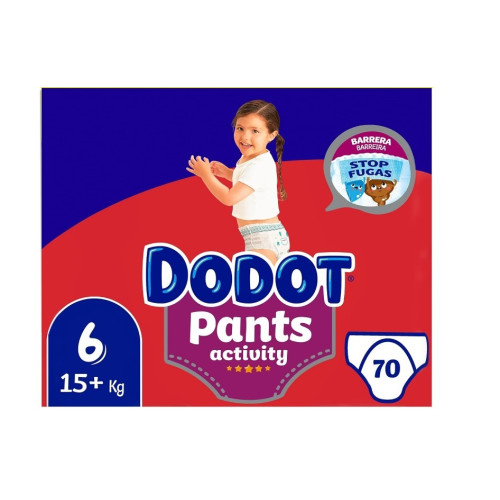 Pañales Pants Activity talla 6 ( 37uds). Dodot