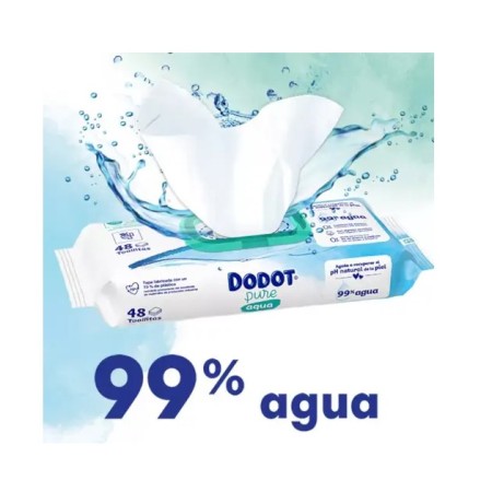 Toallitas Dodot Pure Aqua (9 paquetes de 48...