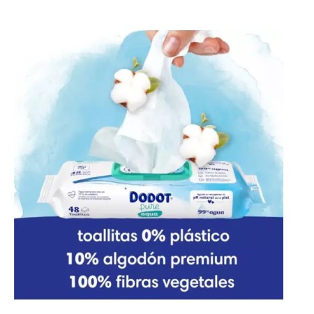 Toallitas Dodot Pure Aqua (9 paquetes de 48...
