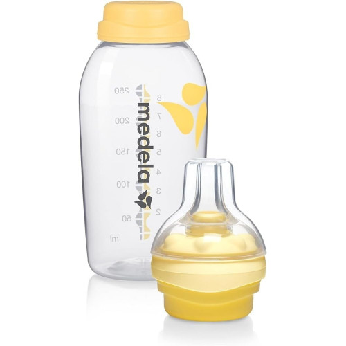 Biberón para leche materna tetina con calma. Medela