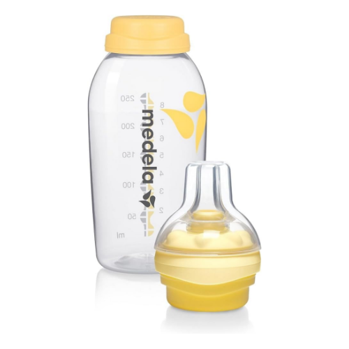 Biberón para leche materna tetina con calma. Medela
