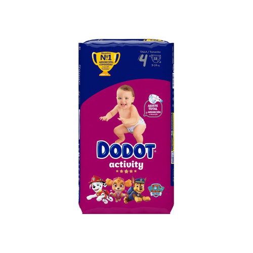Dodot Activity Talla 4  (9 - 15 kg) 【 OFERTA 】 48 Uds.