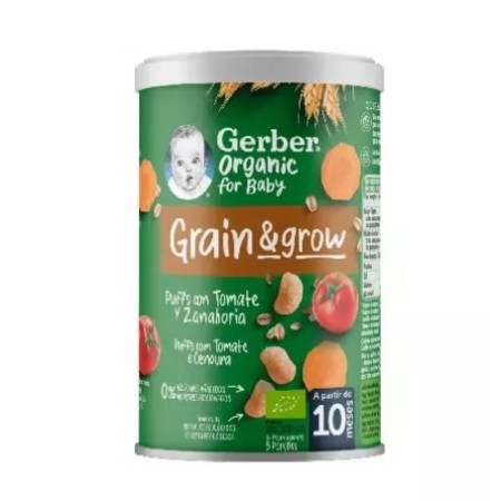 Gerber Snack Organic con tomate y zanahoria...