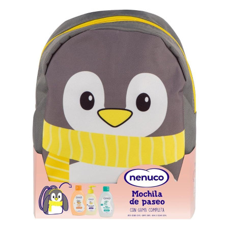Nenuco Mochila Pingüino | Set de Higiene Infantil