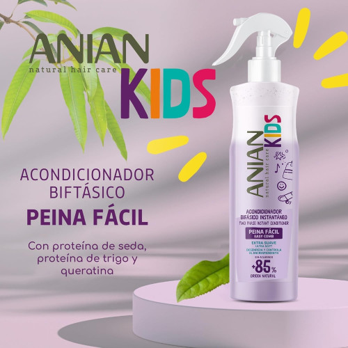 Acondicionador Bifásico Peina Fácil 400 ml. Anian Kids | Más Pañales