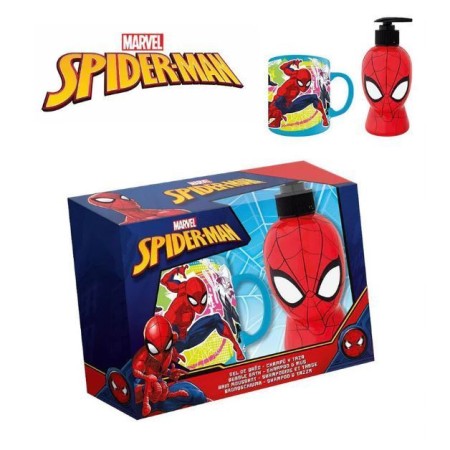 Spider-Man Estuche con Dosificador y Taza. Marvel