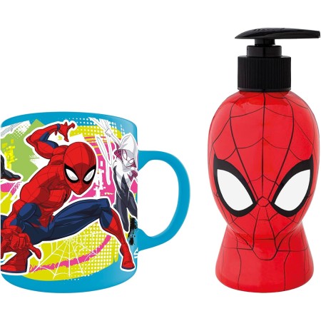 Spider-Man Estuche con Dosificador y Taza. Marvel
