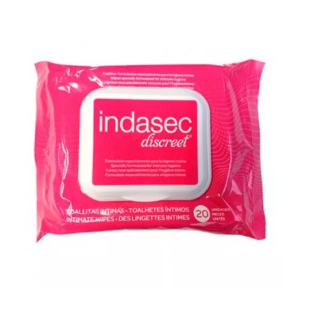 Toallitas íntimas (20uds). Indasec