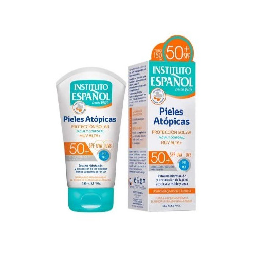 Protector Solar Facial y Corporal SPF50 para Piel Atópica | Más Pañales