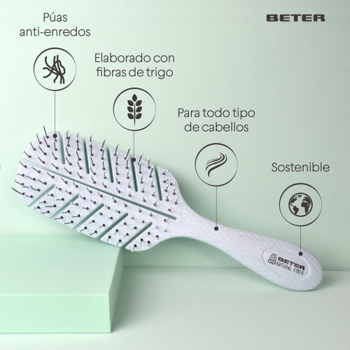 Cepillo para el Pelo Ecológico Beter | Más Pañales