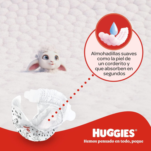 Pañales Huggies Little Movers Talla 5 (11-16 kg) - 1 Paquete de 42 Uds y Pack Ahorro 126 Uds