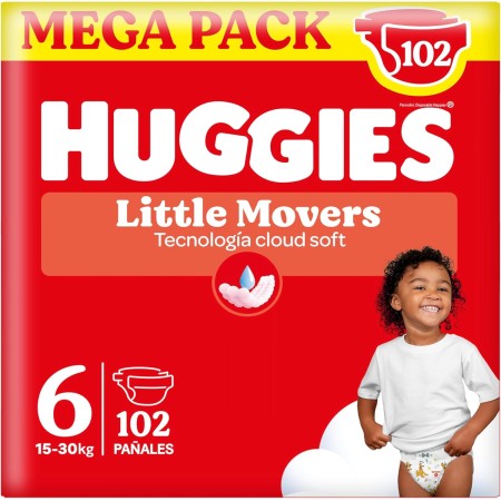 Pañales Huggies Little Movers Talla 6 (16+ kg)