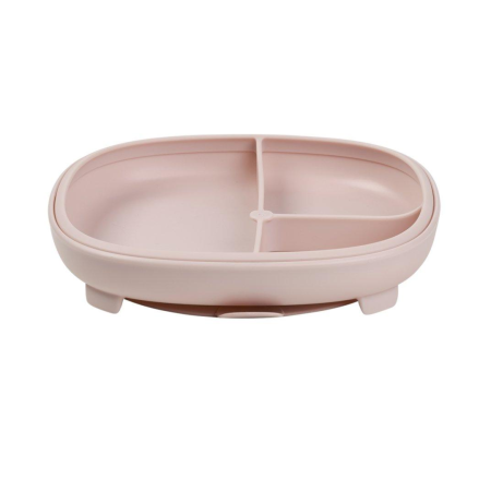 Plato 2 en 1 con ventosa y compartimentos extraíbles B.Box - Blush | Más Pañales