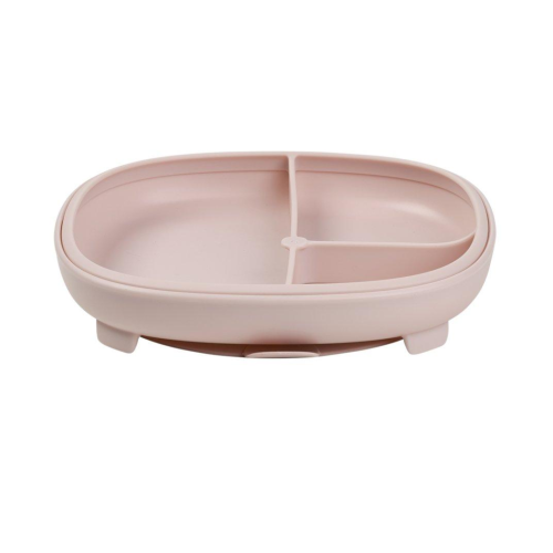 Plato 2 en 1 con ventosa y compartimentos extraíbles B.Box - Blush | Más Pañales