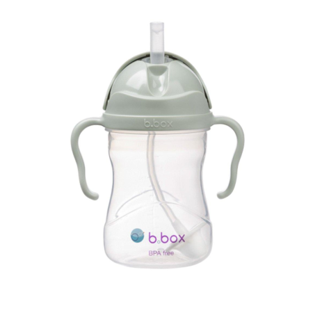 Taza con pajita flexible con pesa B.Box