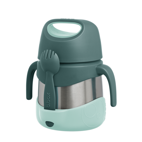 Termo con cuchara/tenedor B.Box 335ml | Más Pañales