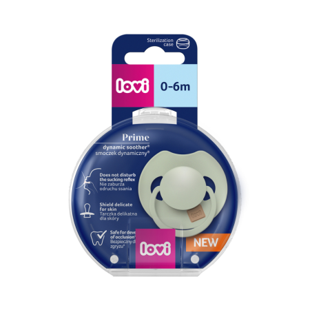 Chupete dinámico LOVI Prime (1 ud.) 0-6 meses