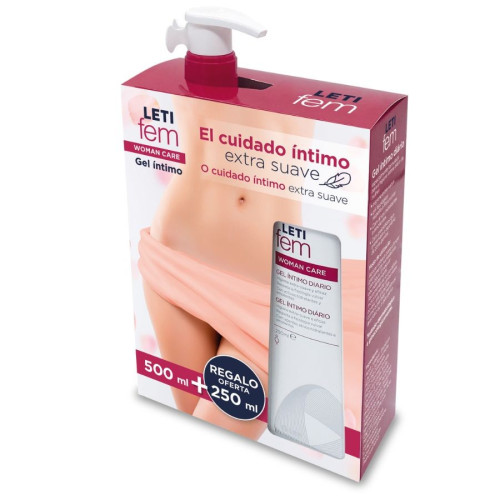 LETIfem Woman Gel Íntimo 250 + 500 ml | Más Pañales