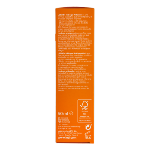 LETIAT4 Hidrogel Antipicor 50 ml |Más Pañales