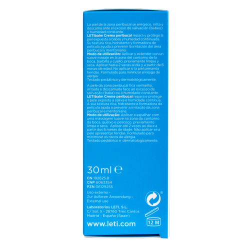 LETIbalm Crema Peribucal 30 ml | Más Pañales