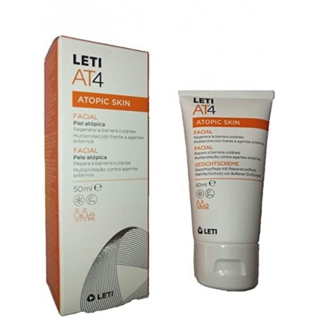Leti AT4 Crema facial 100 ml. Atopic Skin