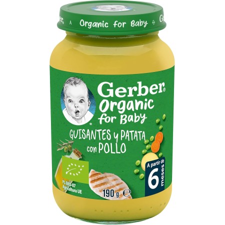 Potito organic guisantes y patata con pollo 190...