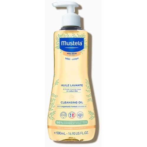 Aceite Baño Piel Seca Mustela 500ml | Hidratación para Bebés