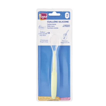 Cuchara Blanda de Silicona 4m+ de Tigex