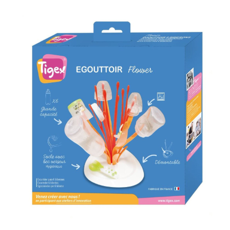 Escurre Biberones Flower. Tigex