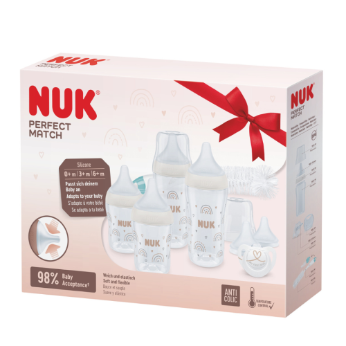 Starter Set NUK "Perfect Match Arcoíris" | Más Pañales