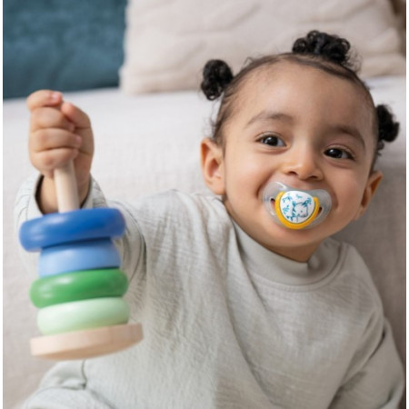 2 Chupetes Tigex Smart T3 Unicornio 18-36m | Más Pañales