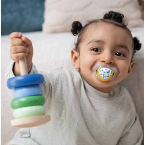 2 Chupetes Tigex Smart T3 Unicornio 18-36m | Más Pañales