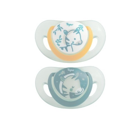 2 Chupetes Tigex Smart T3 Unicornio 18-36m | Más Pañales