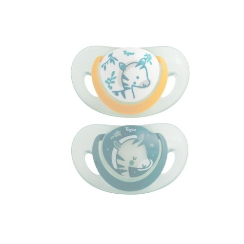 2 Chupetes Tigex Smart T3 Unicornio 18-36m | Más Pañales