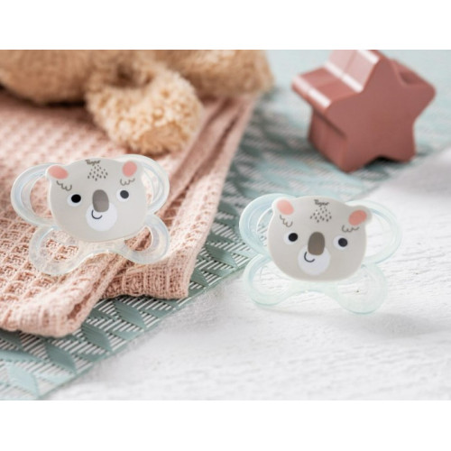 2 Chupetes Soft Touch Friends T1 0-6m Tigex  | Más Pañales