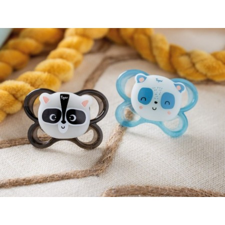 2 Chupetes Soft Touch Friends Noche. Tigex