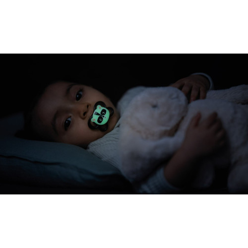 2 Chupetes Soft Touch Friends Noche Tigex| Más Pañales