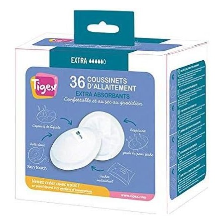 Discos ultra absorbentes (36 uds) Tigex