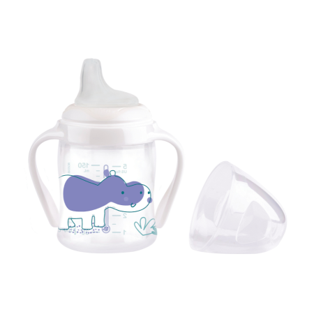 Biberón Entrena 150ml Silicona "Hipo" Temp...