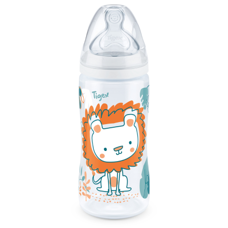 Biberón 300 ml Transition+ 6m+ Silicona "León"...