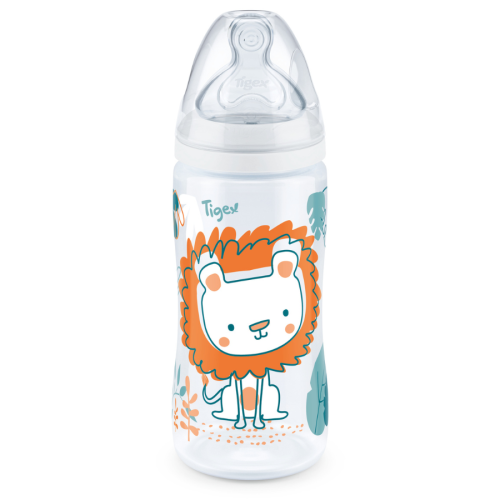 Biberón Tigex 300ml Transition+ con Control de Temperatura | Más Pañales