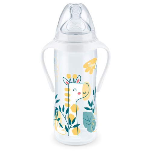 Biberón 360 ml Transition+ Jirafa Tigex |  Más Pañales