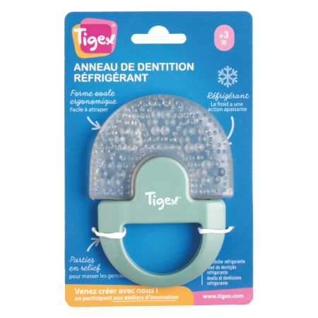 Anillo Sonajero Refrigerante 3m+ Tigex| Más Pañales