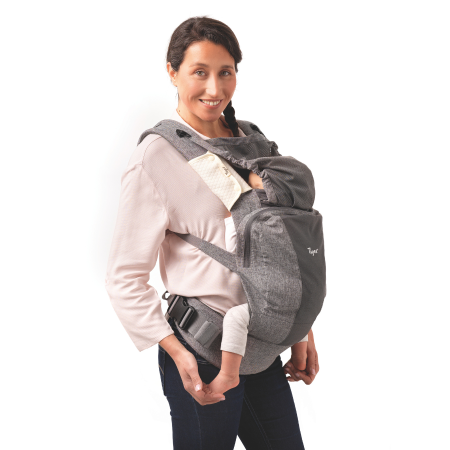 Portabebés 3 posiciones plegable y compacto. Tigex