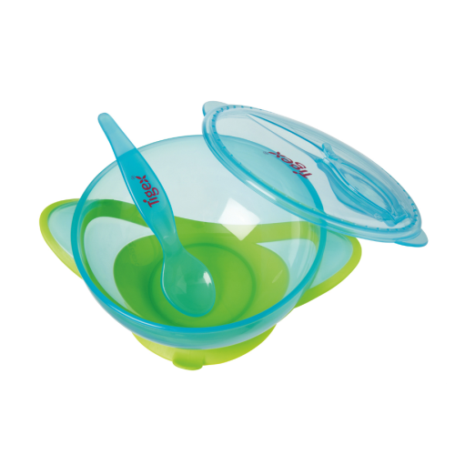 Bol Ventosa Tigex Colors 6m+ Azul y Rosa | Más pañales