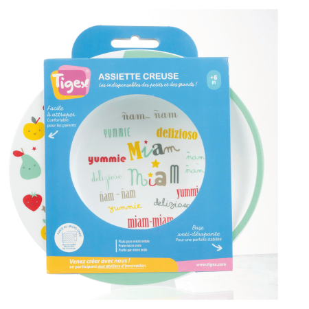 Plato Microondas "Ñam, ñam" 6m+ (apto...