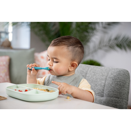 Set de cubiertos de aprendizaje 6m+ (tenedor +...