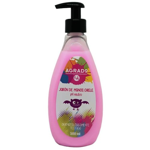 Jabón de manos kids clicle ph neutro 500 ml . Agrado
