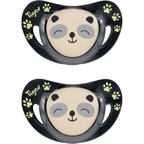 2 Chupetes Smart night physio Silicona. Tigex